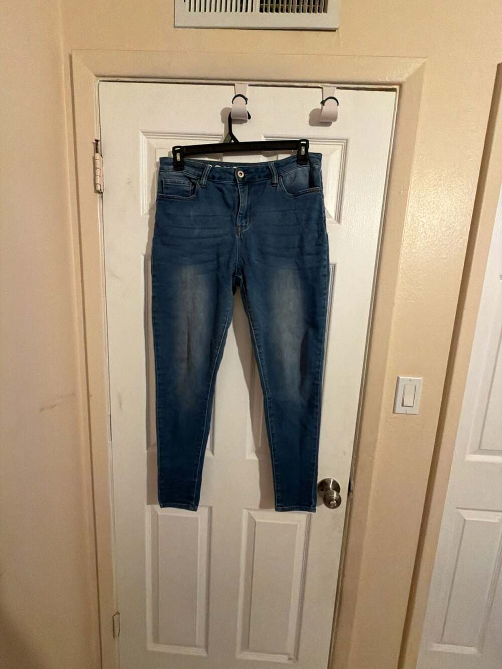 SONG Jeans Size 15/32 Womens High Rise Skinny Blue Denim EPI1231-J